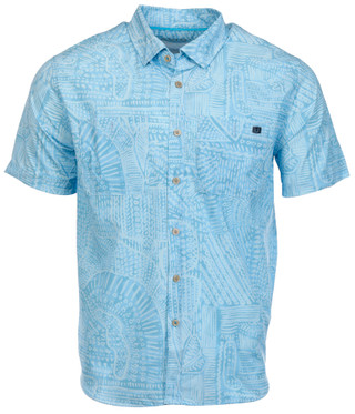 Thumbnail 1: AVID Avid Mens Short Sleeve Button Down Baja Performance Shirt 