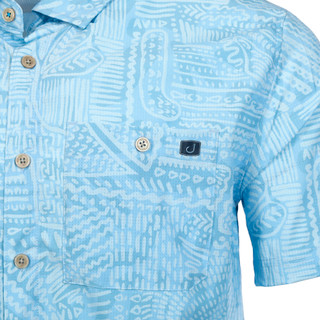 Thumbnail 2: AVID Avid Mens Short Sleeve Button Down Baja Performance Shirt 