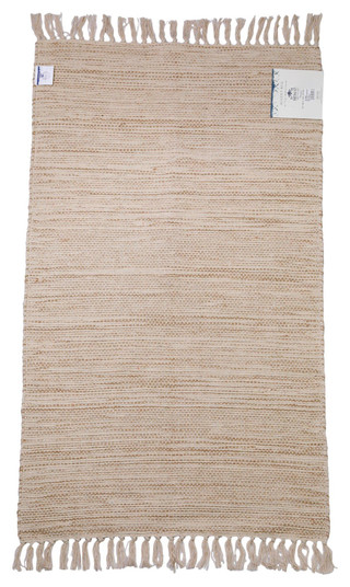 Thumbnail 3: PATINA VIE Patina Vie 27x45 Printed Geometric Cotton Jute Rug 
