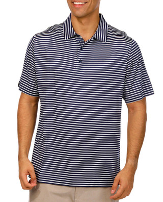 Thumbnail 1: Callaway Callaway Mens Short Sleeve Fine Line Stripe Polo 