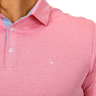 Thumbnail 3: TAILORBYRD Tailorbyrd Mens Dobby Twill Polo Shirt 