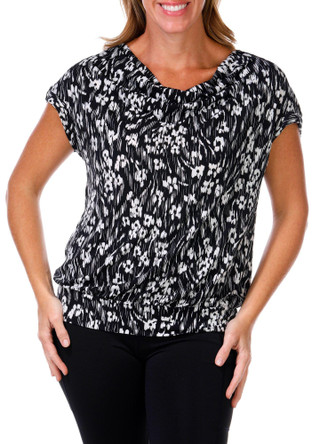 Thumbnail 1: ADRIENNE VITTADINI Adrienne Vittadini Womens Cowl Neck Top 