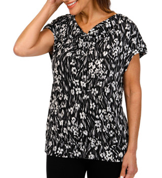 Thumbnail 5: ADRIENNE VITTADINI Adrienne Vittadini Womens Cowl Neck Top 