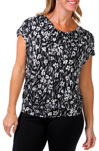 Thumbnail 4: ADRIENNE VITTADINI Adrienne Vittadini Womens Cowl Neck Top 