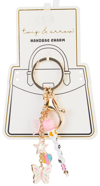 Thumbnail 1: TWIG & ARROW Twig & Arrow Decorative Butterfly Bag Charm 