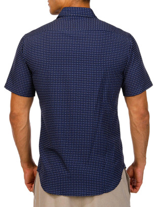 Thumbnail 2: TAILORBYRD Tailorbyrd Mens Micro Hemisphere Button Down Shirt 