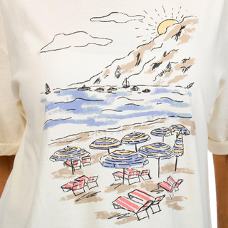 Thumbnail 3: C&C California C+C California Womens Almafi Coast Graphic Tee 