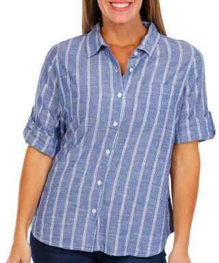 Thumbnail 1: Dash Dash Womens 3/4 Sleeve Button Down Top 