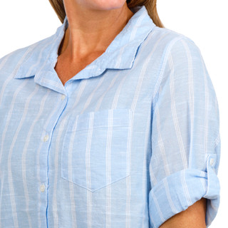 Thumbnail 2: Dash Dash Womens 3/4 Sleeve Button Down Top 