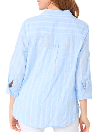 Thumbnail 3: Dash Dash Womens 3/4 Sleeve Button Down Top 