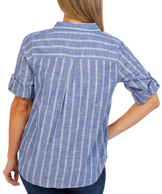 Thumbnail 3: Dash Dash Womens 3/4 Sleeve Button Down Top 