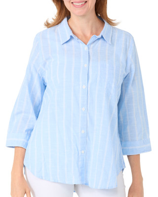 Thumbnail 1: Dash Dash Womens 3/4 Sleeve Button Down Top 