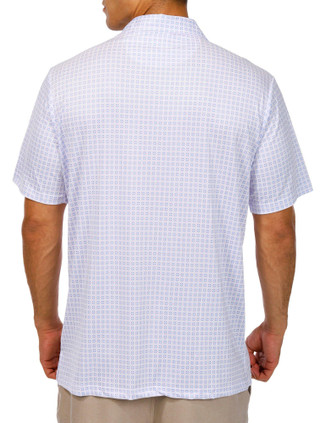 Thumbnail 2: TAILORBYRD Tailorbyrd Mens Geometric Performance Golf Polo 