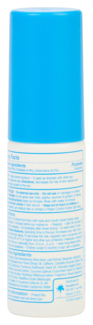 Thumbnail 2: VACATION Vacation 1 Oz Super Spritz SPF 50 Sunscreen Face Mist 