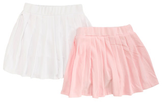Thumbnail 1: VIOLET SKYE Violet Skye Big Girls 2 Pc Liverpool Skort Set - White Pink 