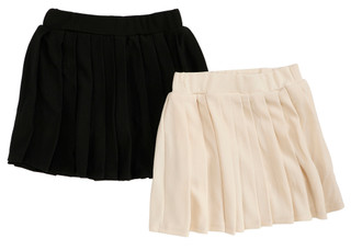 Thumbnail 1: VIOLET SKYE Violet Skye Big Girls 2 Pc Liverpool Skort Set - Black Beige 