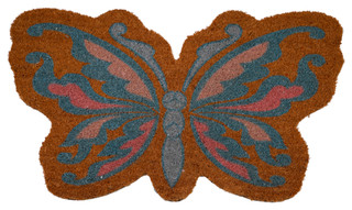 Thumbnail 1: MDESIGN MDESIGN 20X40 Bella Butterfly Door Mat 