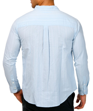 Thumbnail 2: Weekend Men's Soft Stripe Long Sleeve Button-Up 