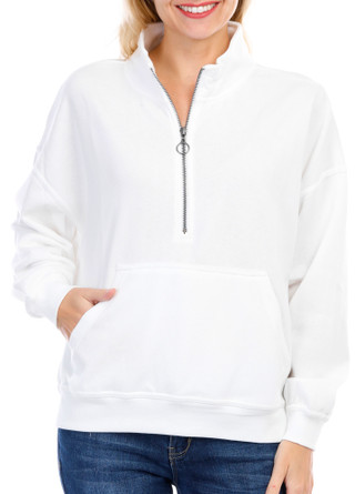 Thumbnail 1: Social Scene Juniors Active Solid Pullover 