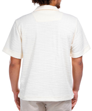 Thumbnail 2: MALIBU Men's Luxe Slub Knit Button Up 
