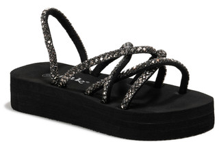Thumbnail 1: Link Girls Rhinestone Strap Slides 