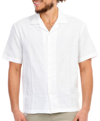 Thumbnail 1: Denim & Flower Men's Solid Button Down Shirt 