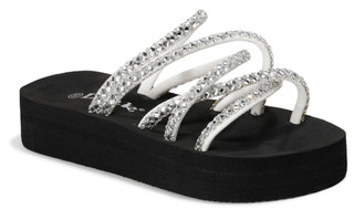 Thumbnail 1: Link Girls Rhinestone Strap Slides 