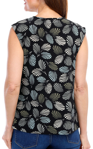 Thumbnail 2: Women's Sleeveless Floral Print Top 