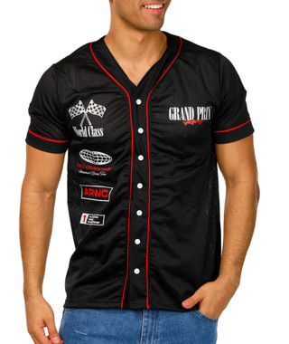 Thumbnail 1: Retrofit Men's Grand Prix Baseball Jersey 