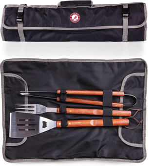 Thumbnail 2: ALABAMA CRIMSON TIDE Alabama Crimson Tide NCAA 3-pc. BBQ Tote & Tool Set 