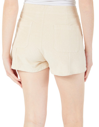 Thumbnail 2: Juniors Solid Corduroy Shorts 