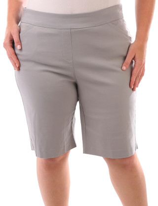 Thumbnail 1: Coral Bay Coral Bay Plus Solid Favorite Fit Millenium Shorts 