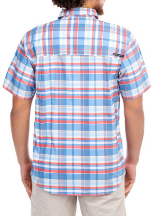 Thumbnail 2: Salt Life Men's Outdoor Plaid Print Button Down Shirt 