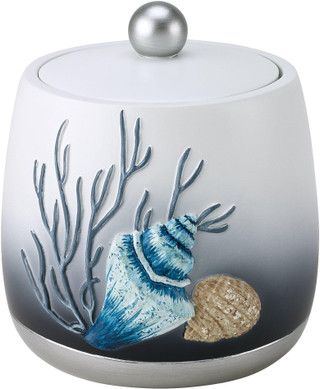 Thumbnail 1: Avanti Avanti Blue Lagoon Covered Bathroom Jar 