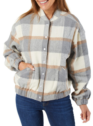 Thumbnail 1: Dear John Women's Plaid Print Jacket 