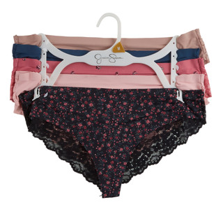 Thumbnail 1: Jessica Simpson Women's 5 Pk Tanga Fit 