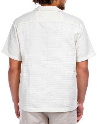 Thumbnail 2: SAINTS STUDIO Men's Signature Waffle Weave Button Up 
