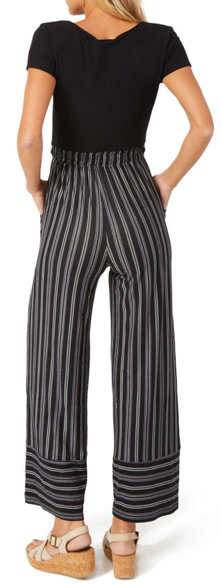 Thumbnail 2: Derek Heart Derek Heart Juniors Striped Rope Belt Jumpsuit 