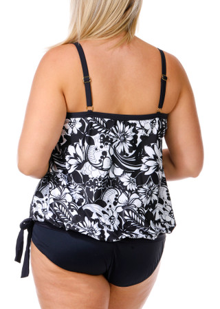 Thumbnail 3: Island Waves Island Waves Plus Blouson Tankini Top 