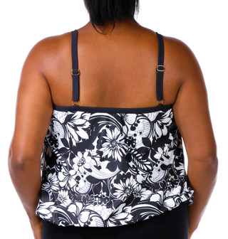 Thumbnail 2: Island Waves Island Waves Plus Blouson Tankini Top 
