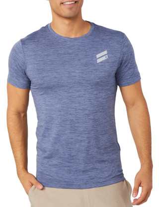 Thumbnail 1: Hurley Hurley Mens Short Sleeve Heathered Reflective Logo Shirt 