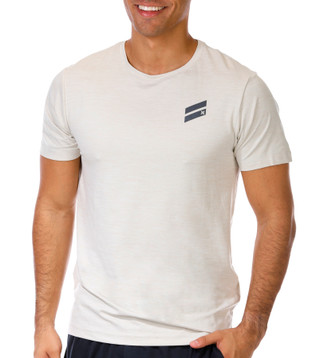 Thumbnail 1: Hurley Hurley Mens Short Sleeve Heathered Reflective Logo Shirt 