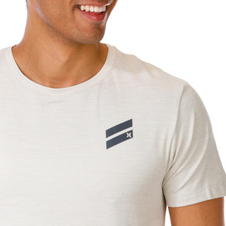 Thumbnail 3: Hurley Hurley Mens Short Sleeve Heathered Reflective Logo Shirt 