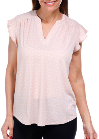 Thumbnail 1: Adrianna Papell Women's Floral Print Top 
