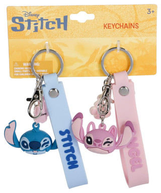 Thumbnail 1: Disney Disney Girls 2 Pk Stitch Keychains 