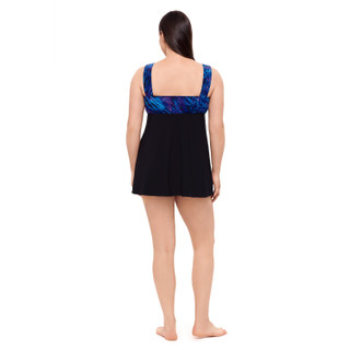 Thumbnail 5: GREAT LENGTHS Great Lengths Womens Marble Tie Front Swim Dress 