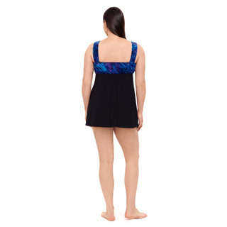 Thumbnail 5: GREAT LENGTHS Great Lengths Womens Marble Tie Front Swim Dress 
