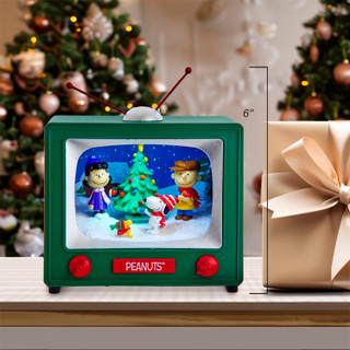 Thumbnail 4: Peanuts Peanuts  6-Inch Outdoor Scene Musical TV Table 