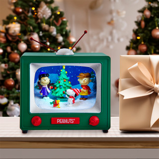 Thumbnail 3: Peanuts Peanuts  6-Inch Outdoor Scene Musical TV Table 