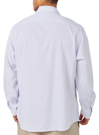 Thumbnail 2: Nautica Nautica Mens Long Sleeve Button Down Dotted Slim Fit Shirt 